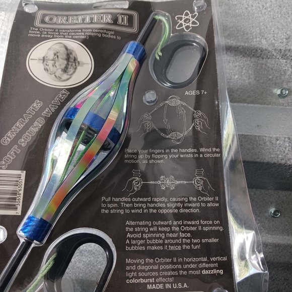 Vintage Orbiter II Toy Spin Into The Future NIB - Picture 4 of 4